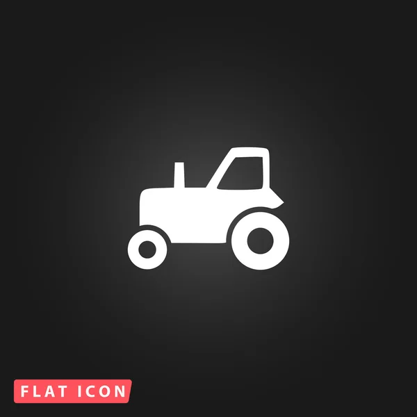 Icona del vettore del trattore — Vettoriale Stock