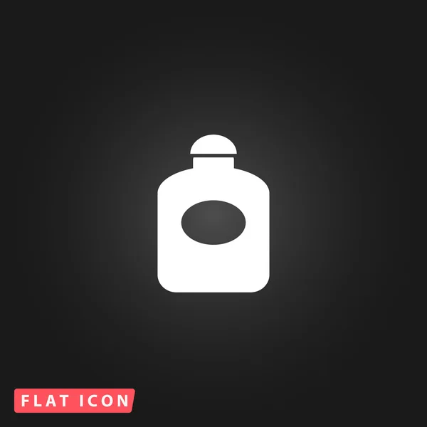 Flacon de parfum rétro plat — Image vectorielle