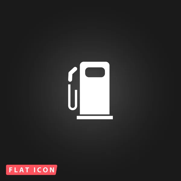 Icono plano de combustible — Vector de stock