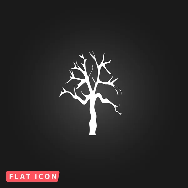 Tree Silhouette icon — Stock Vector