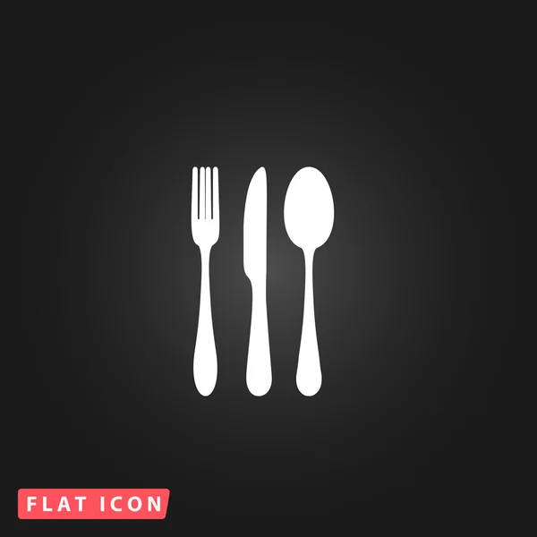 Knife flat icon — Stock Vector