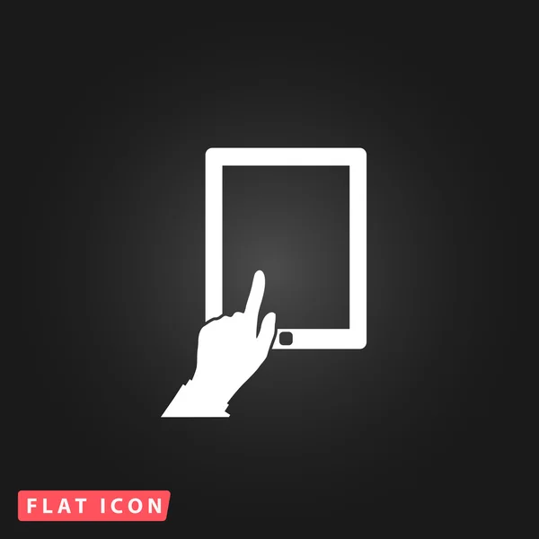 Tablette écran tactile — Image vectorielle