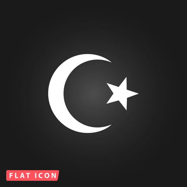 Islam flache Ikone — Stockvektor