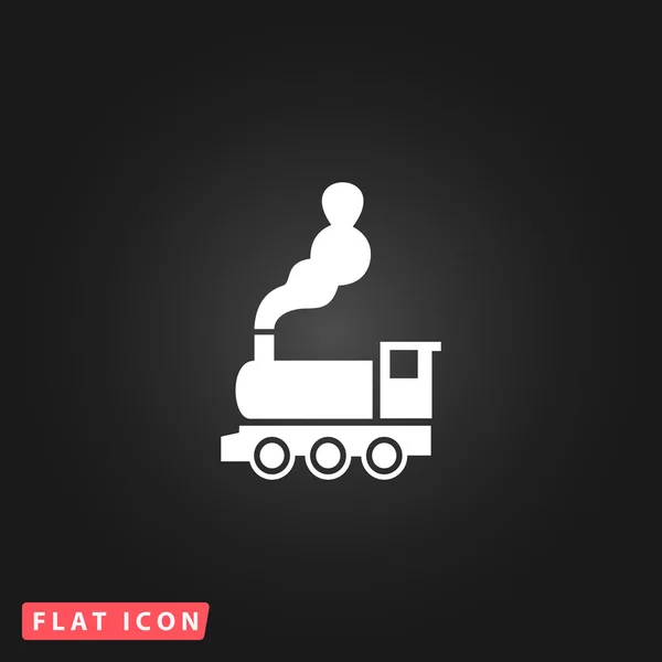 Train flat icon — Stock Vector