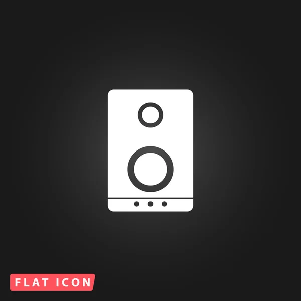 Musique haut-parleurs icône — Image vectorielle