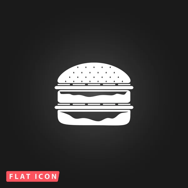 Hamburger Web-Ikone — Stockvektor