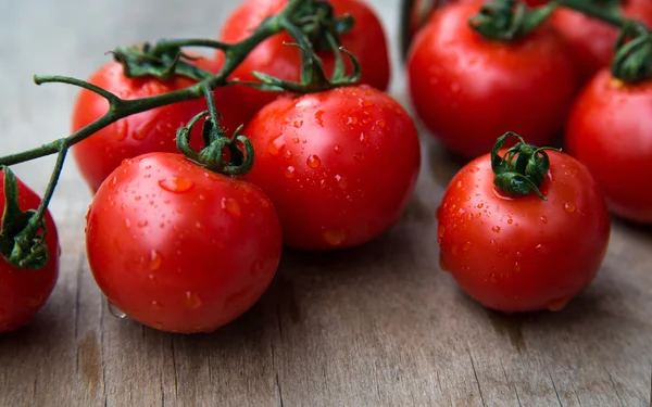 Tomates deliciosos vermelhos frescos — Fotografia de Stock
