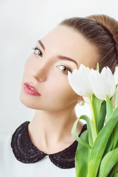 Retrato de novia hermosa — Foto de Stock