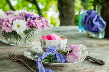 Sofra takımları dekorasyon açık