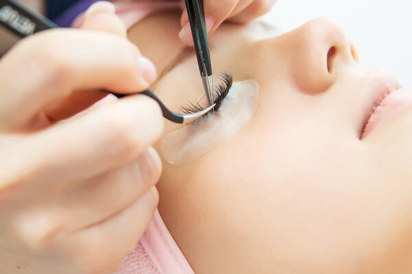 Eyelash Extension Procedure.