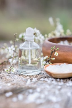 Spa ve sağlıklı yaşam ayarı ile deniz tuzu