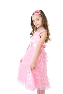 Moda güzel kız modelde oynamaktan