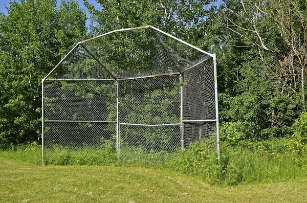 Eski beyzbol atış siperi — Stok fotoğraf