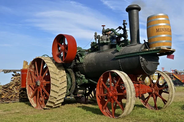 Restaurado motor de vapor de Minneapolis en espectáculo de granja — Foto de Stock