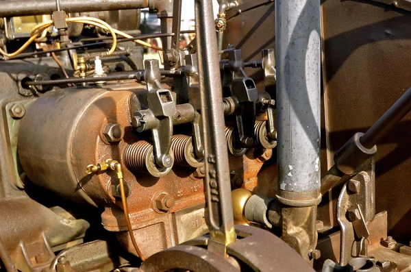 Pistões em um motor a vapor — Fotografia de Stock