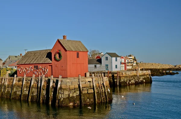 Риболовля shack омарів в Rockport, штат Массачусетс — стокове фото