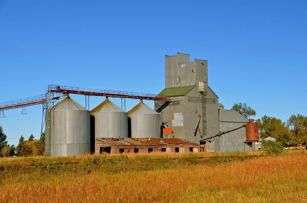 Old farm elevator system — Stock Photo, Image