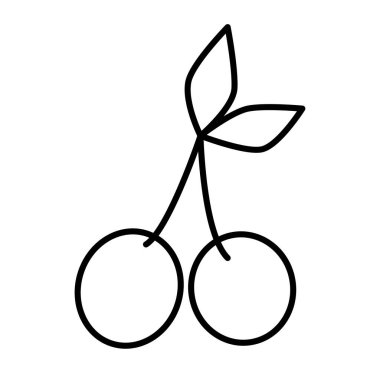 Beyaz arka planda izole edilmiş ana hatlı pizza. Boyama sayfası. Vektör illüstrasyonu