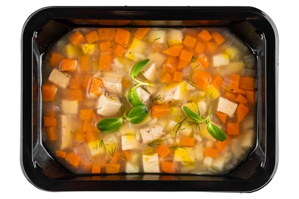 Soup Vegetables Herbs — Stock Photo, Image