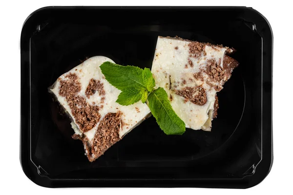 Richtige Ernährung Der Schachtel Auf Weißem Hintergrund — Stockfoto