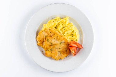 Tabak yakın görüntüsünde lezzetli yemek 