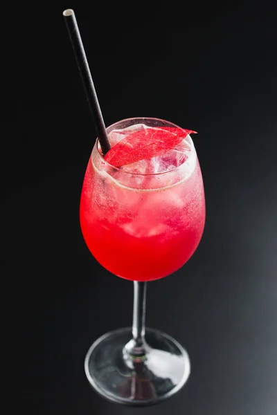 Cocktail Alcolici Estivi Carta Bar Bar — Foto Stock