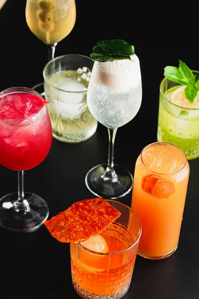 Cocktails Alcoólicos Verão Cartão Bar Bar — Fotografia de Stock