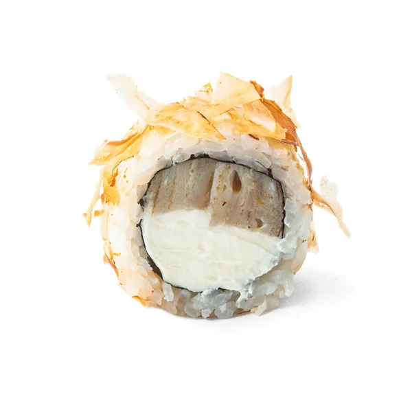 Primer Plano Sushi Aislado Sobre Fondo Blanco — Foto de Stock