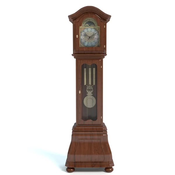 3D Grandfather Clock Стоковое Изображение