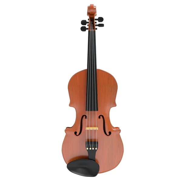3 d のヴァイオリン フロント — ストック写真