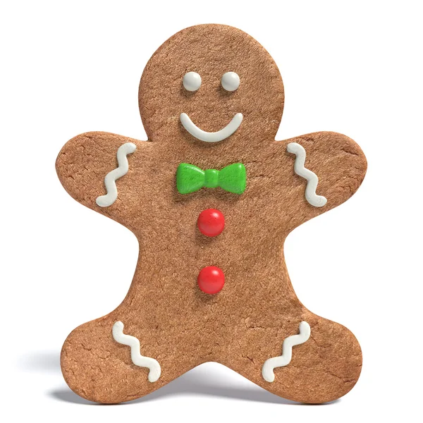 Cute Gingerbread Man — Stock Photo, Image