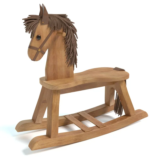 Caballo mecedora de madera — Foto de Stock