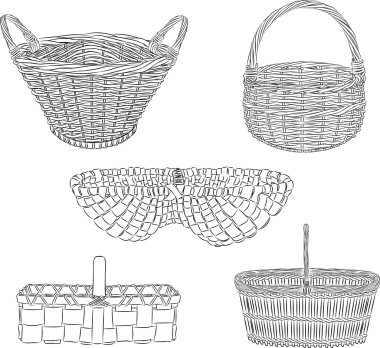 sepetleri vektör ayarla