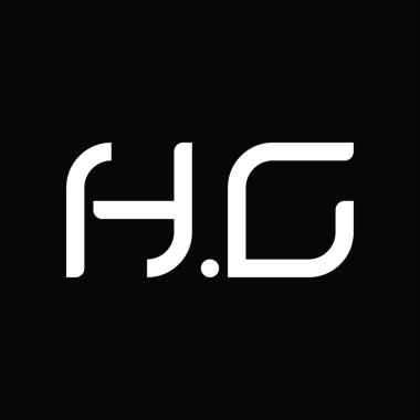 HC Logo monogram abstract on blackground design template