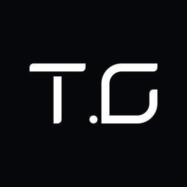 TC Logo monogram abstract on blackground design template