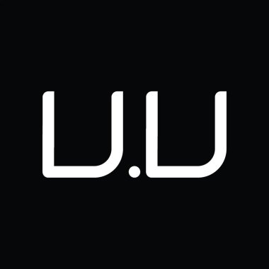 UU Logo monogram abstract on blackground design template