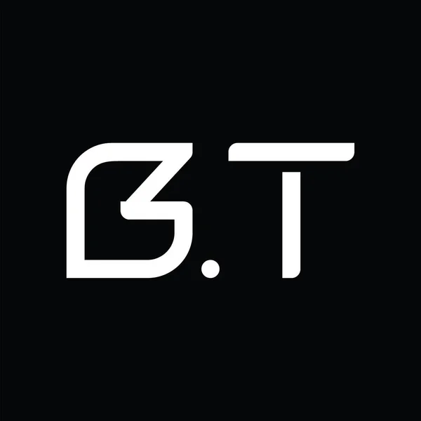 Logo Monogram Abstract Blackground Design Template — Stock vektor