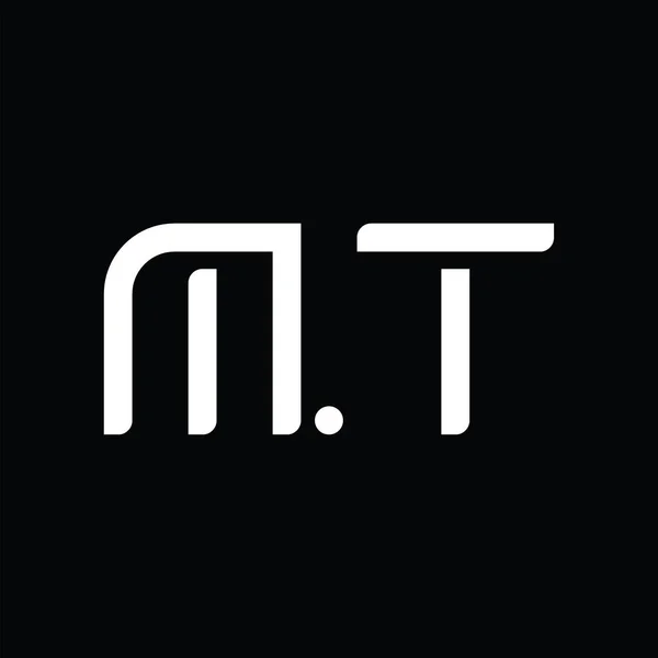 Logo Monogram Abstract Blackground Design Template — Wektor stockowy