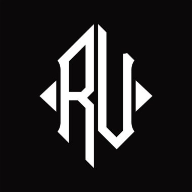 Kalkan şekilli karavan logosu izole edilmiş siyah arkaplan tasarım şablonu