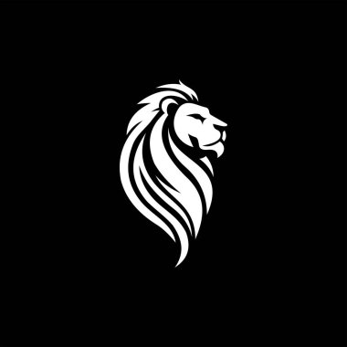 Çarpıcı siyah beyaz bir logo, taç takan bir aslan kafası içerir. Gücü ve liderliği sembolize eder. Markalaşmak için mükemmeldir..