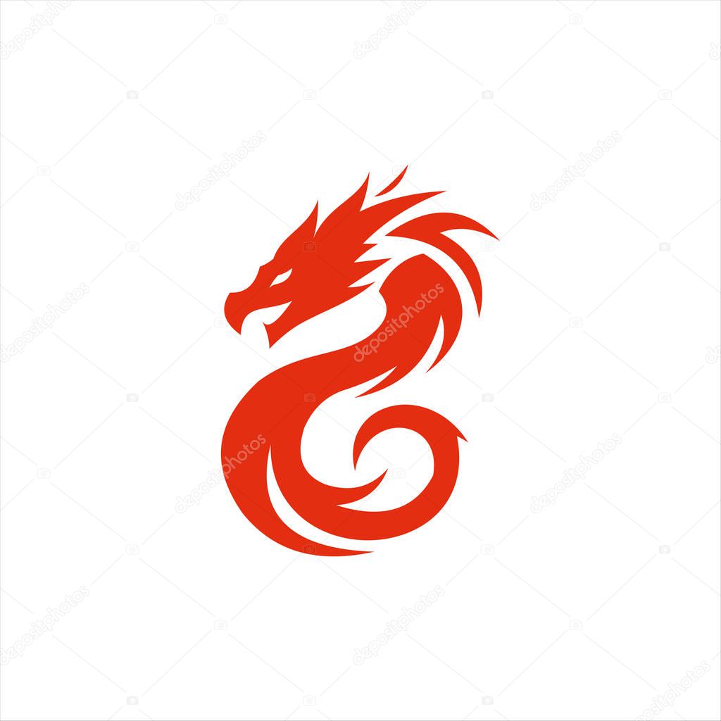 Fierce mythical creature symbolizing power, luck, strength, and Asian culture.