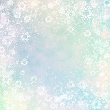 Soyut Noel mavi arka planı