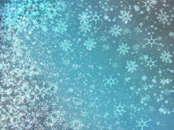 Abstract Christmas Blue Background — Stock Photo, Image