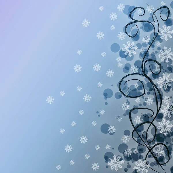 Abstract Christmas Blue Background — Stock Photo, Image