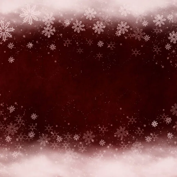Grunge Sfondo Natale Con Fiocchi Neve — Foto Stock