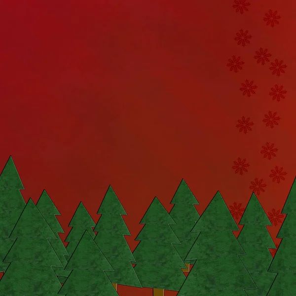 Grunge Weihnachten Hintergrund Mit Schneeflocken — Stockfoto