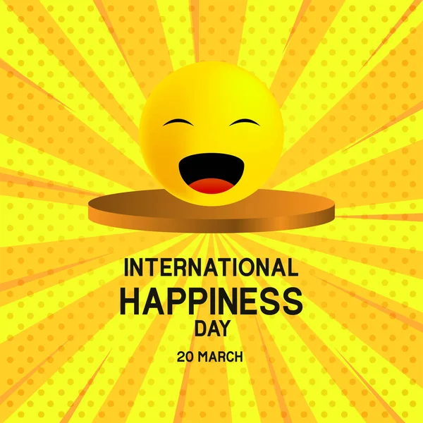 Banner Yazdırma Tebrik Arkaplanı Çin Uluslararası Mutluluk Günü Vektör Tasarımı — Stok Vektör