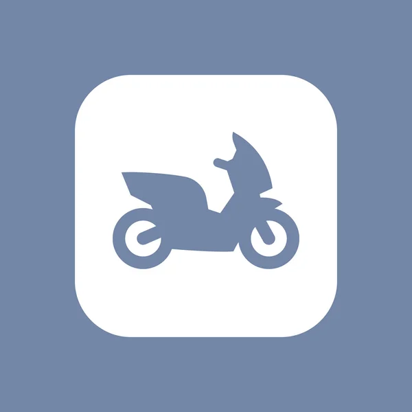 Icône scooter, moto, pictogramme scooter, icône isolée, illustration vectorielle — Image vectorielle