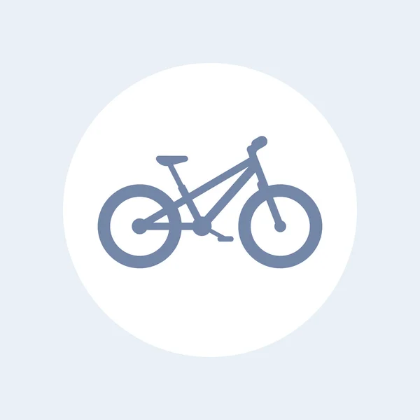 Bicicleta grasa aislado icono, pictograma bicicleta grasa, vector de ilustración — Archivo Imágenes Vectoriales