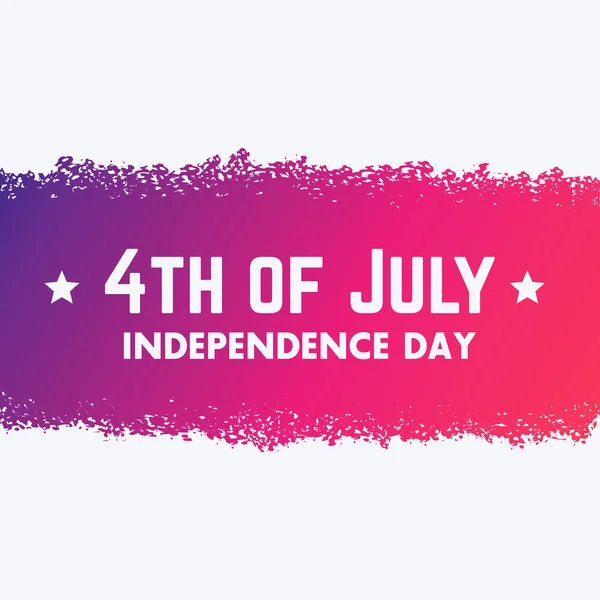4 de julio, Día de la Independencia de los Estados Unidos, 4 de julio, ilustración vectorial — Vector de stock